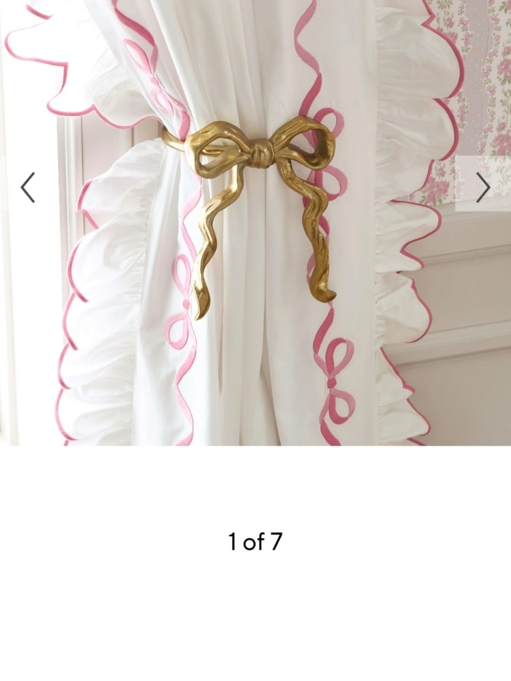 Gold bow